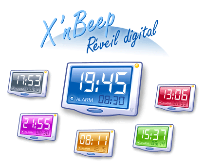 X'nBeep, digital alarm clock for Windows XP ::: Your Desktop will enjoy this widget!